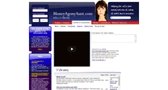 Desktop Screenshot of moneyagonyaunt.com